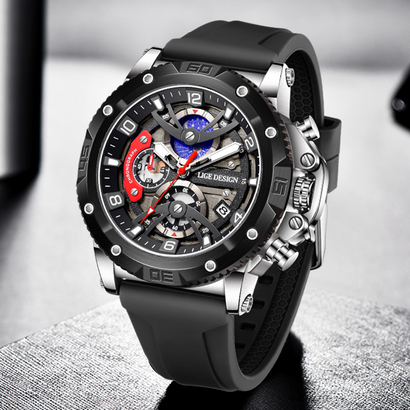 Smartwatch Sports Watches For Men - LIGE Top Brand Luxury Men Watch