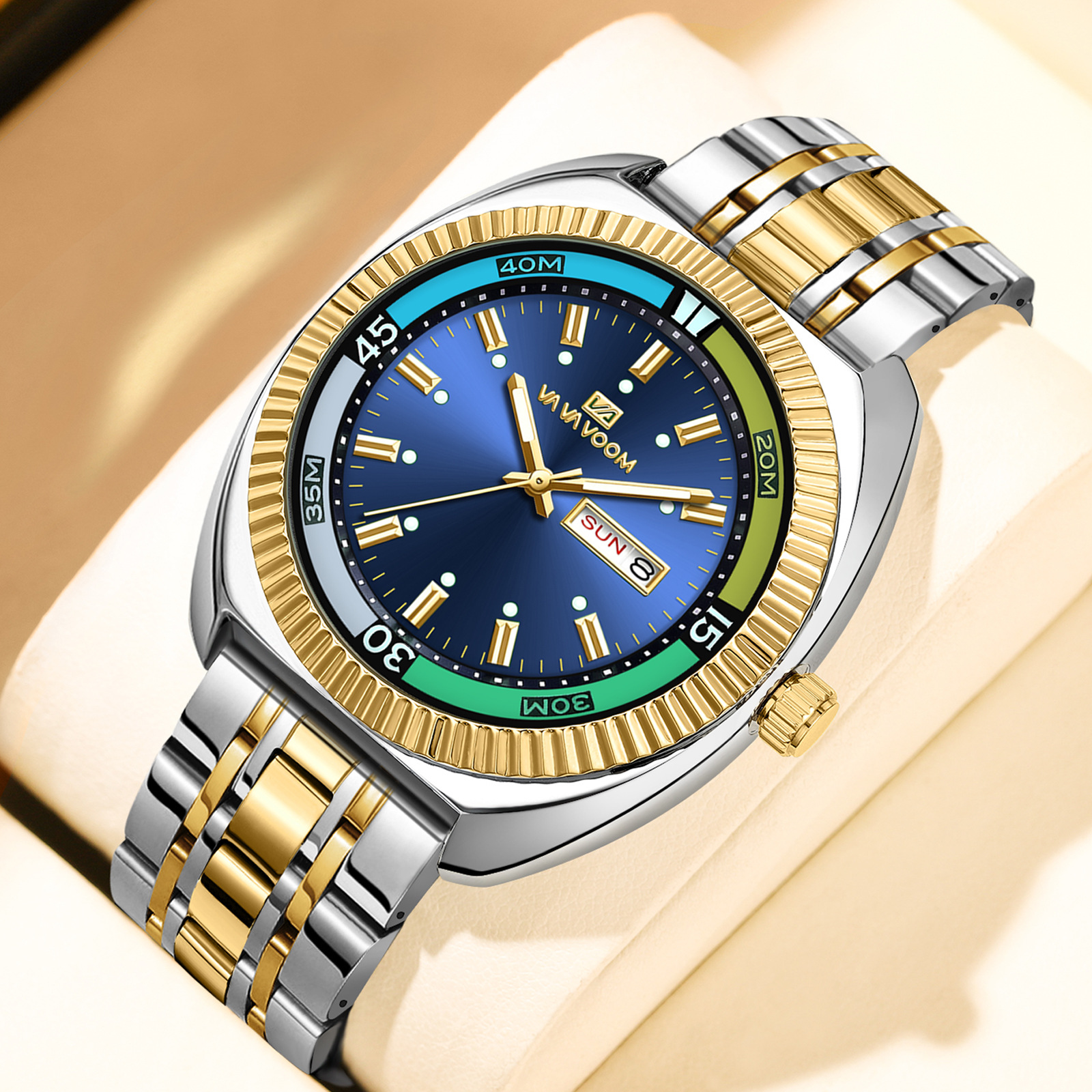 Watches Not Smartwatch - New Gear Ring Steel Strip Watch