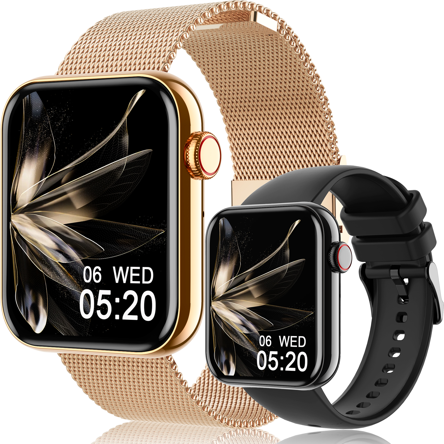 Smartwatch Iphone Watches For Women - Smart Watch for Women/Men (Answer/Make Calls)Fitness