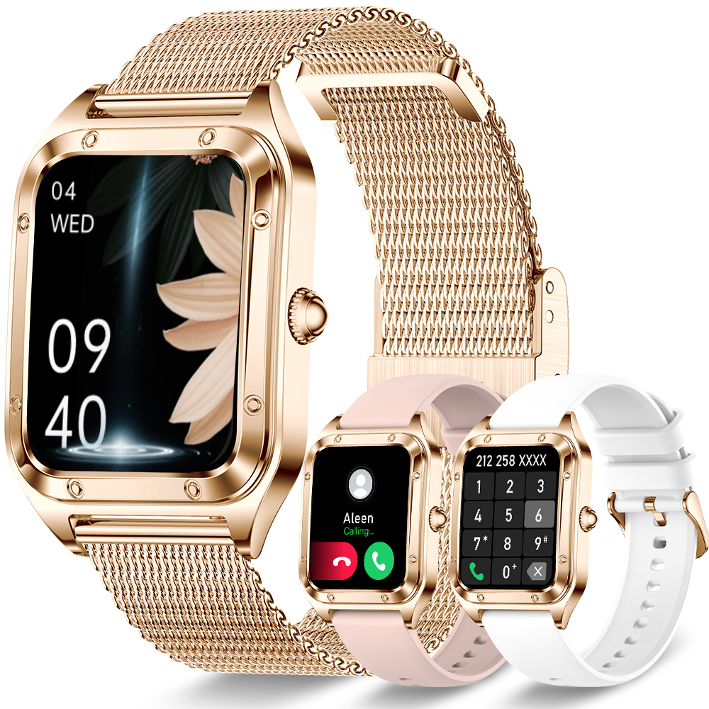 Smartwatch Iphone Watches For Women - Women Smart Watch(Answer/Make Call)for iPhone/Android, Fitness