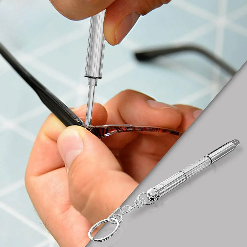 Watchmaker Screwdriver - 3-in-1 Mini Eyeglass Screwdriver Repair Kit