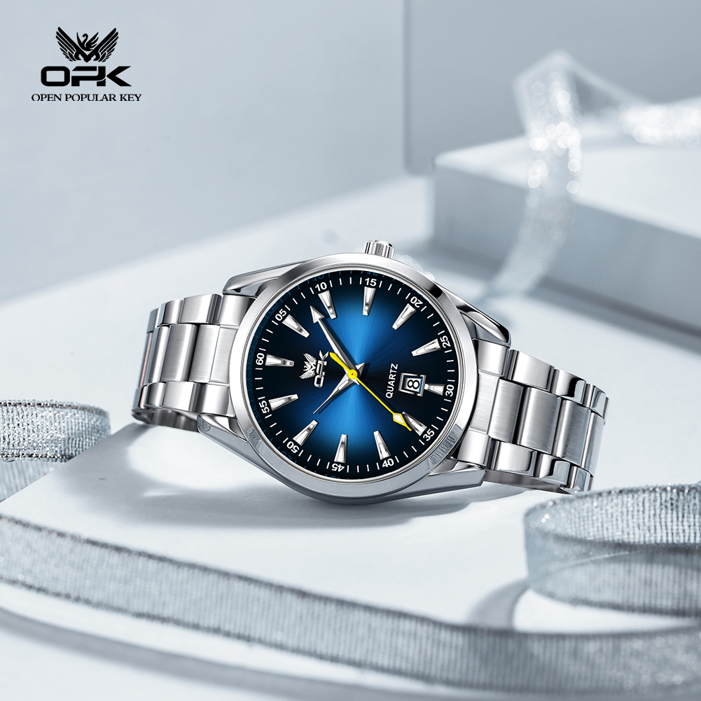 Smartwatch Premium Watches For Men - OPK 6088 Classic Round Original Quartz