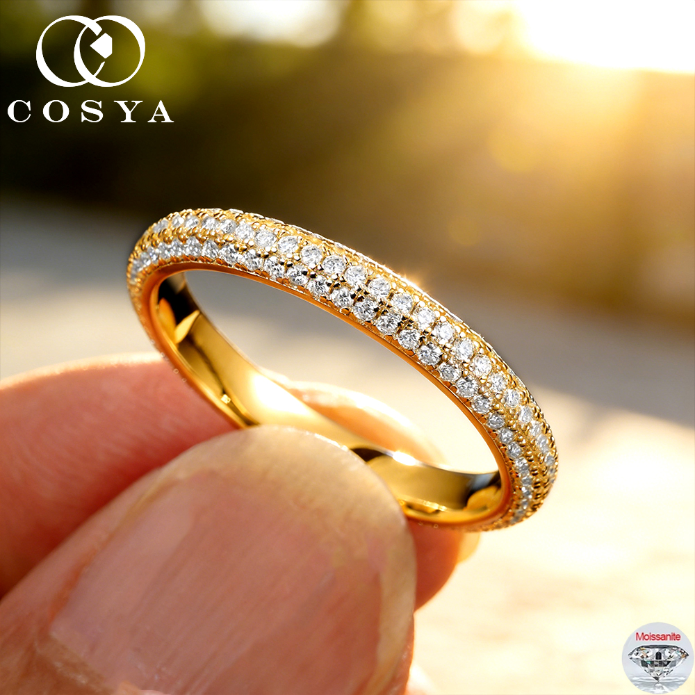 Vs Smartwatch - COSYA Real Full Moissanite Diamond Ring