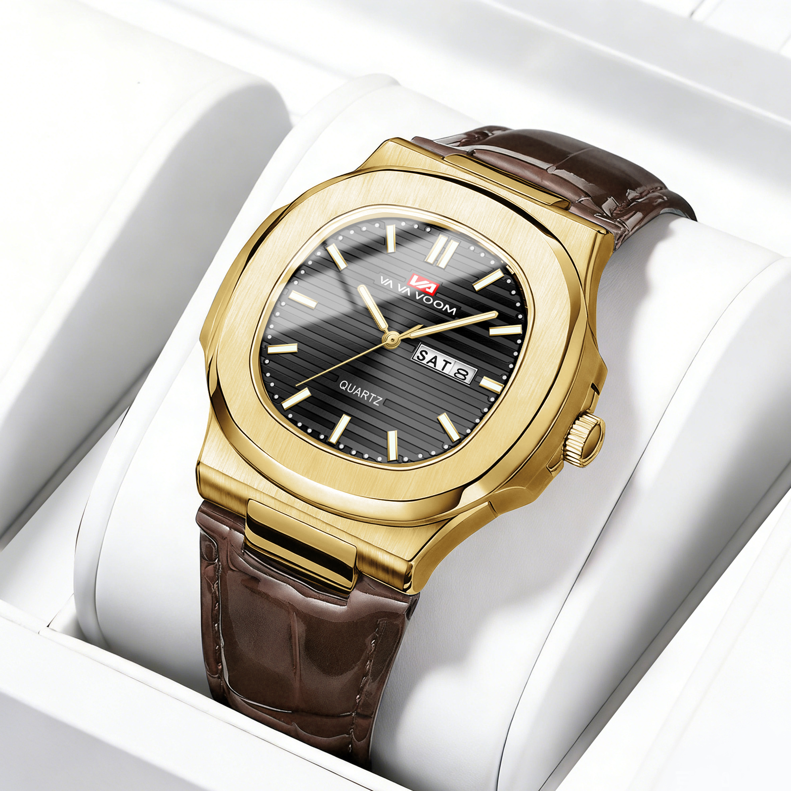 Smartwatch Sports Watches For Men - Luxury Men Quartz Watch 40mm Black
