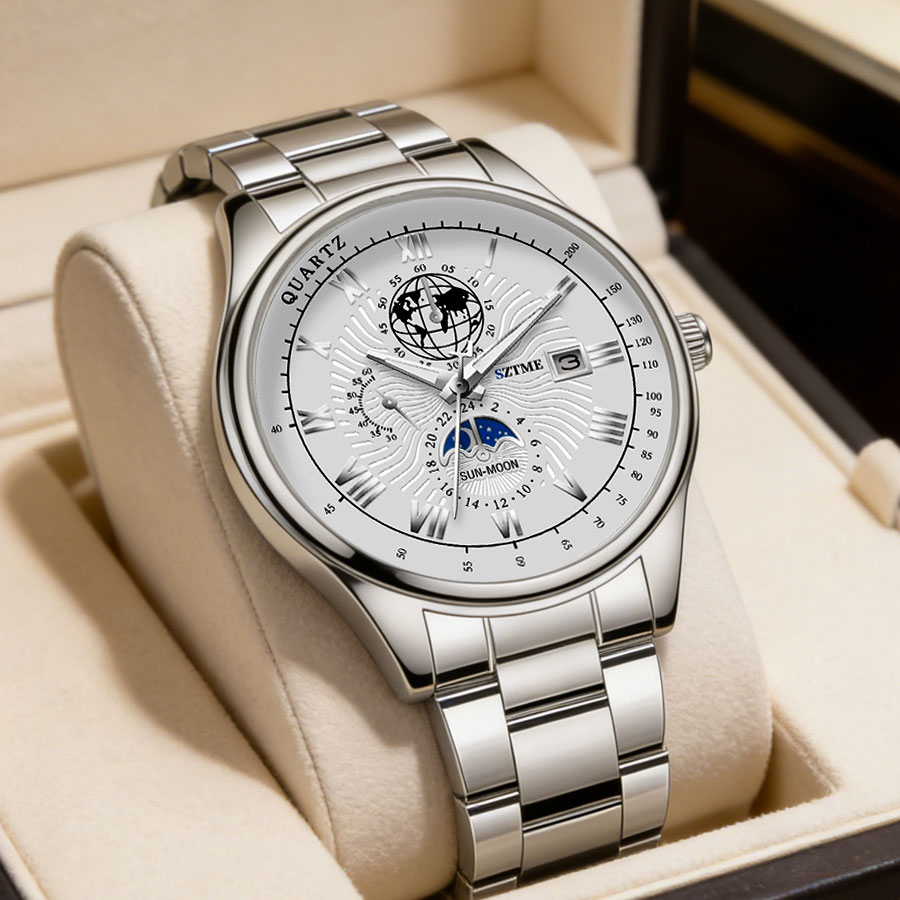 Watches Not Smartwatch - Business luxury men's watches steel band