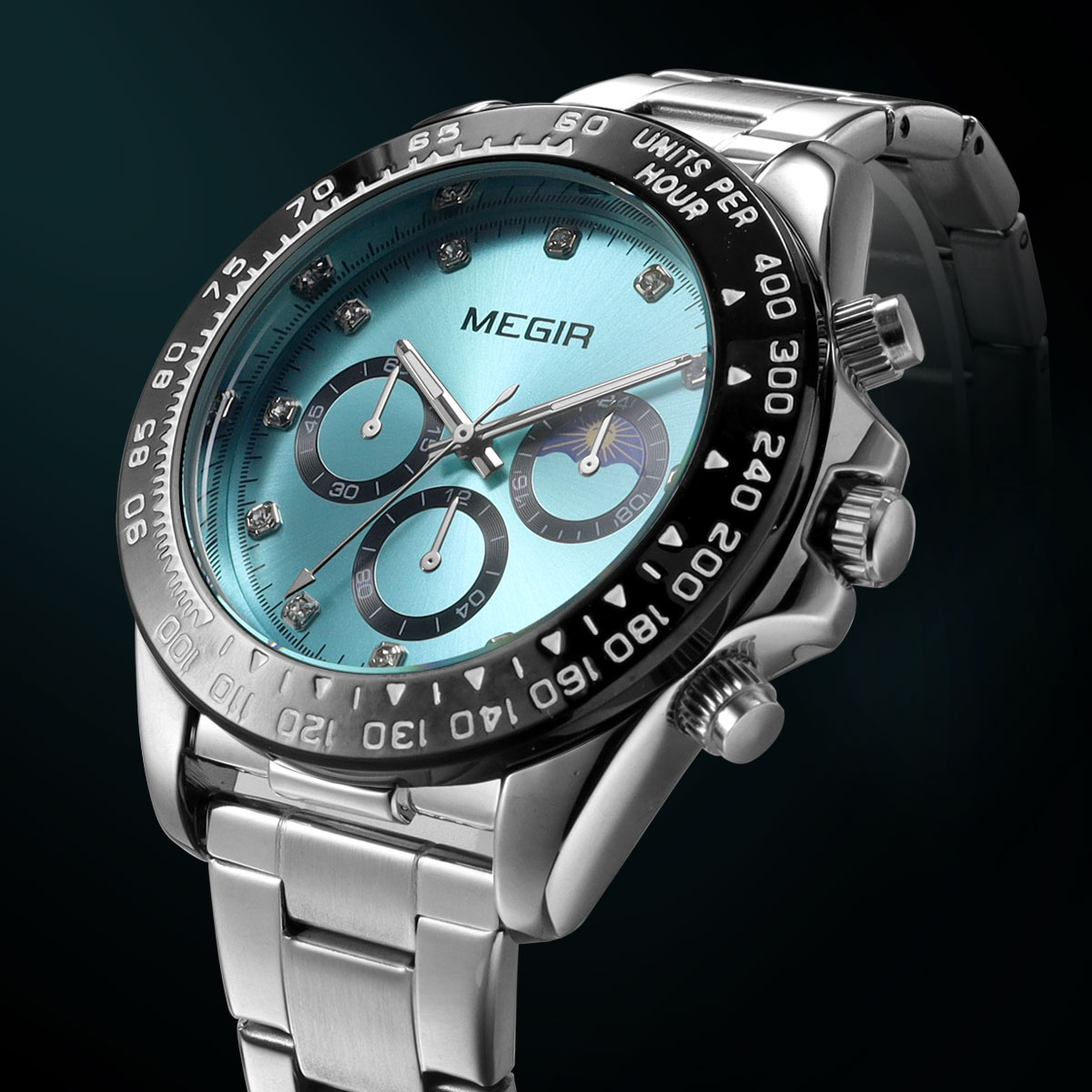 Smartwatch Sports Watches For Men - MEGIR Quartz Watch for Men Luminous