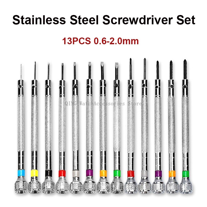 13Pcs 0.6mm-2.0mm Watch Repair - Watchmaker Screwdriver recensione e prezzo