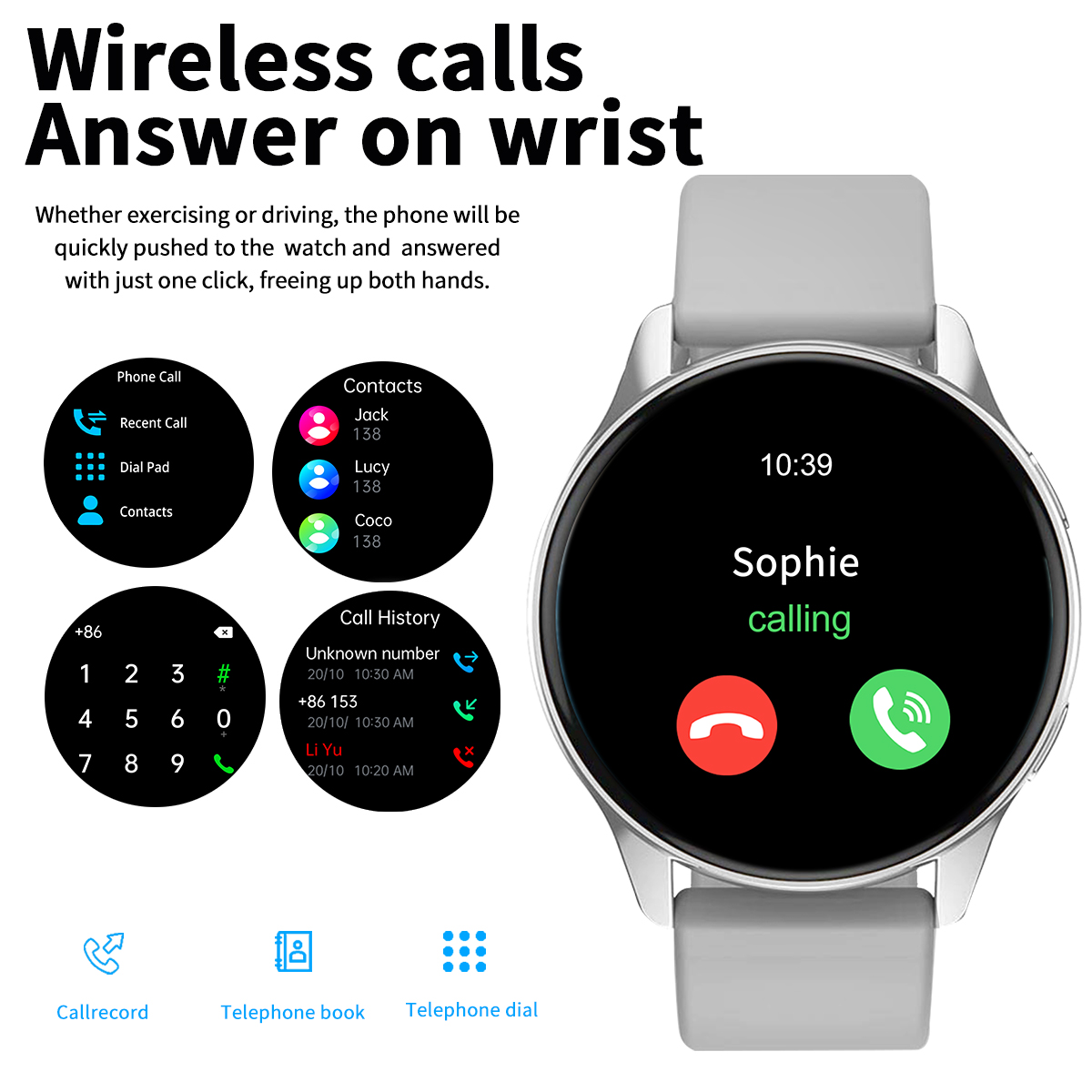Smart Watch, Wireless Call/Dia - Smartwatch Iphone Watches For Women recensione e prezzo