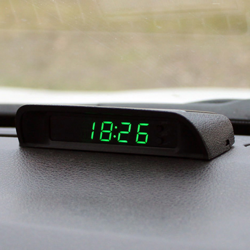 Solar Car Clock Thermometer Da - Solar Powered Watch recensione e prezzo