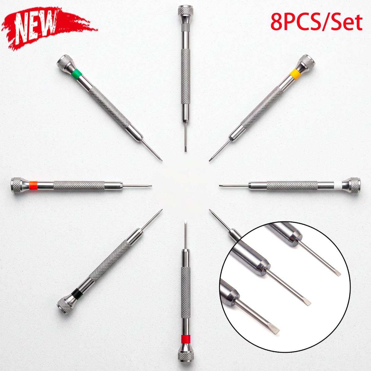 high quality 8-Piece Flat Smal - Watchmaker Screwdriver recensione e prezzo