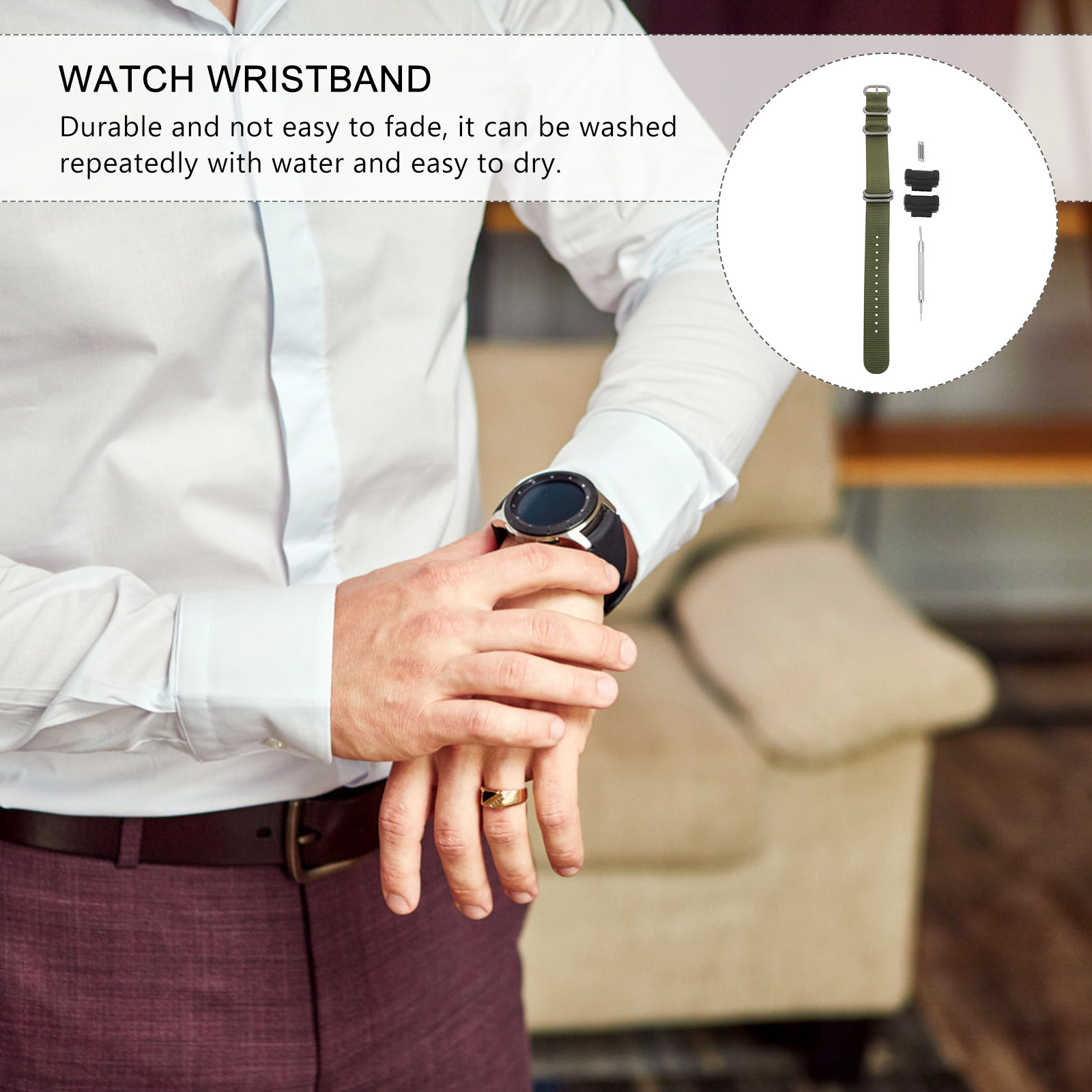 Sturdy Hypoallergenic Nylon Wa - Smartwatch Premium Watches For Men recensione e prezzo