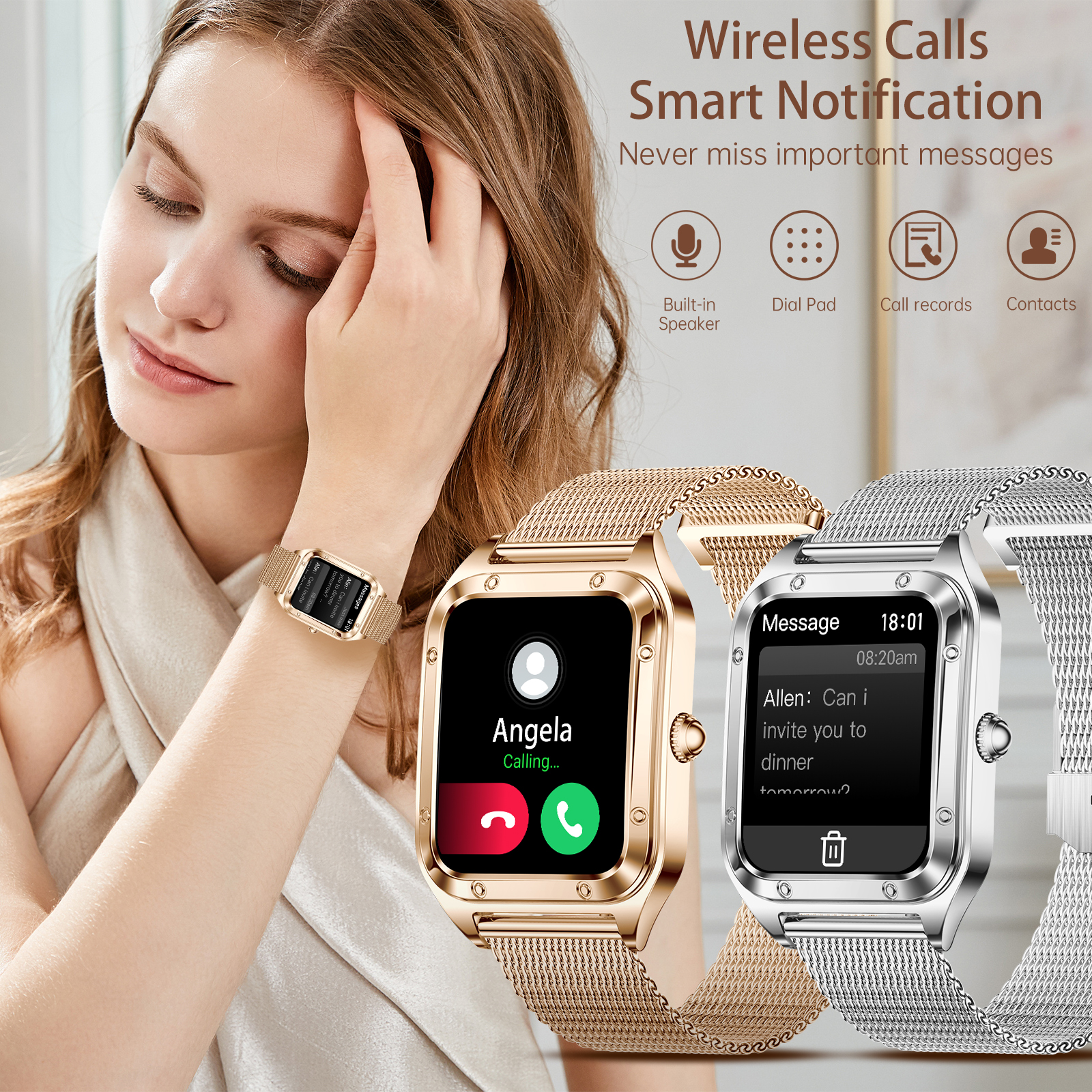 Women Smart Watch(Answer/Make  - Smartwatch Iphone Watches For Women recensione e prezzo