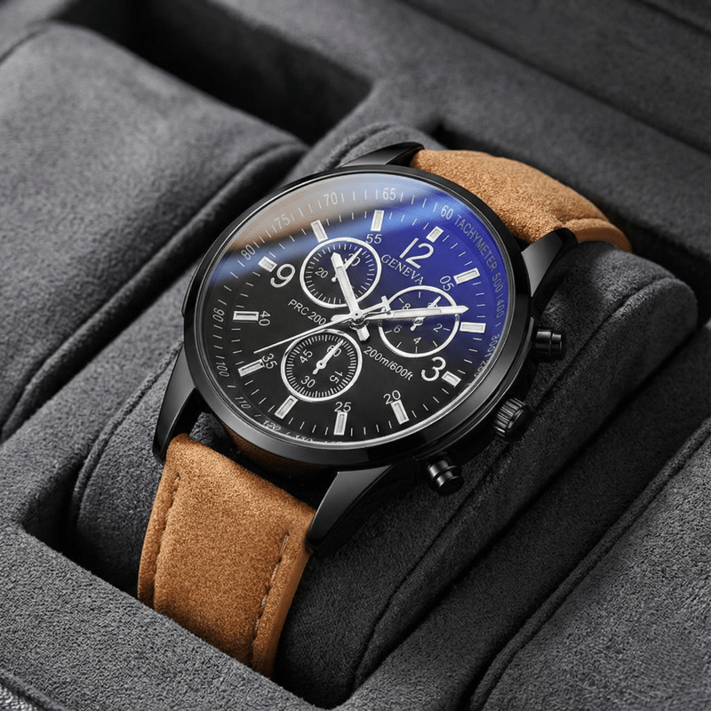 Geneva Men's Chronograph Watch - Smartwatch Watches Best Gift For Men recensione e prezzo