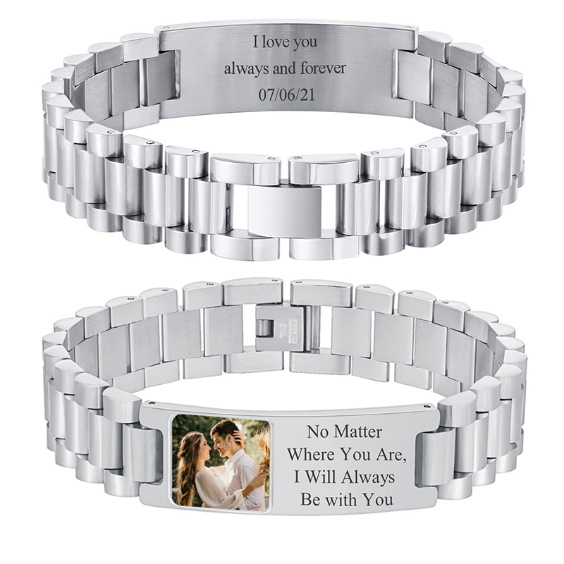 Custom Picture Text Bracelet W - Smartwatch Sports Watches For Men recensione e prezzo