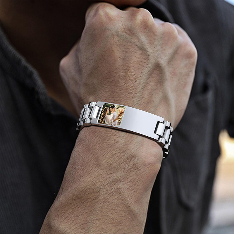 Custom Picture Text Bracelet W - Smartwatch Sports Watches For Men recensione e prezzo