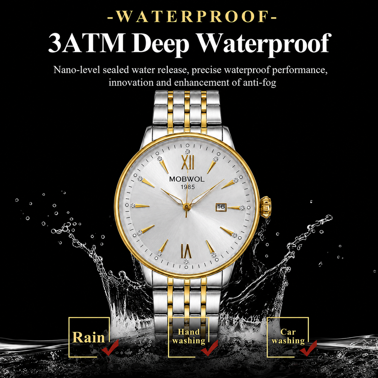 MOBWOL Fashion Luxury Business - Smartwatch Premium Watches For Men recensione e prezzo