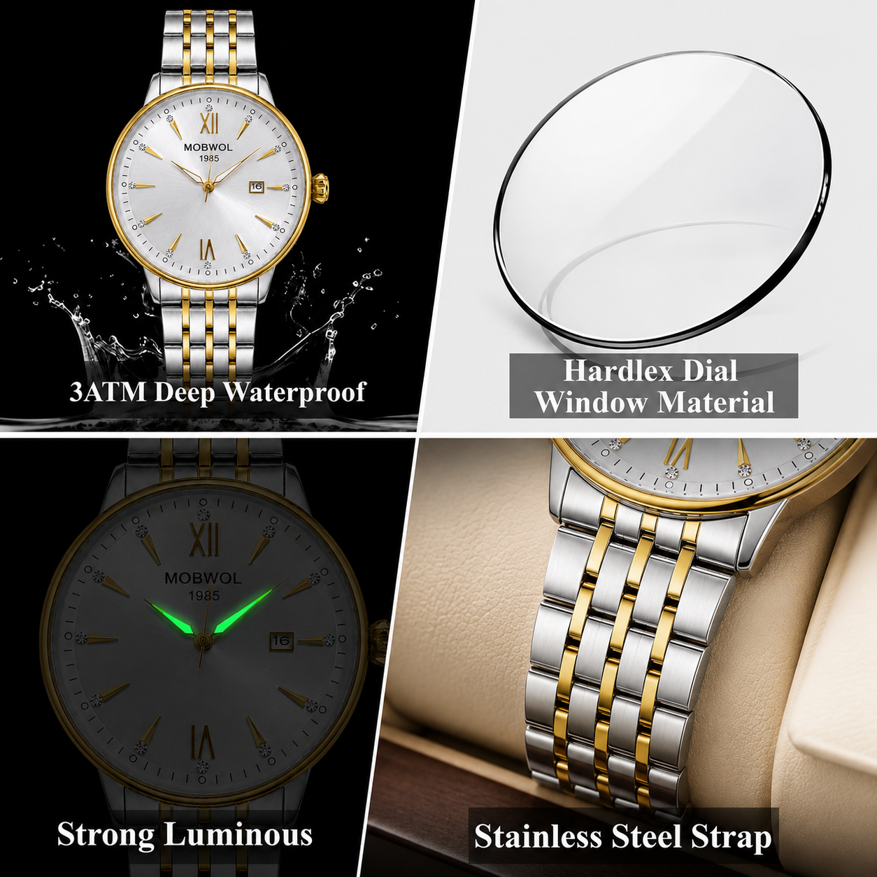 MOBWOL Fashion Luxury Business - Smartwatch Premium Watches For Men recensione e prezzo