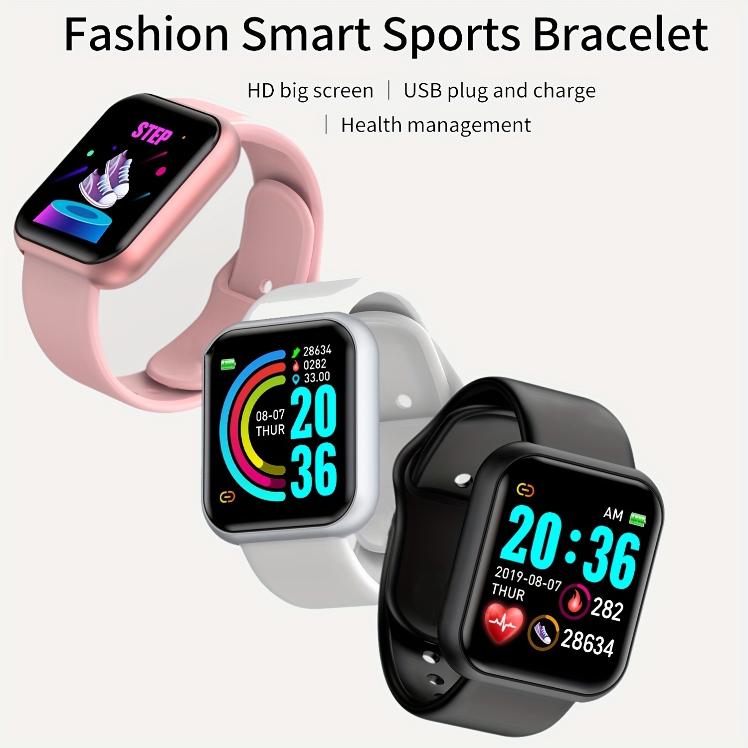 Smart Watch For Men Women Spor - Watch Smart Y68 recensione e prezzo