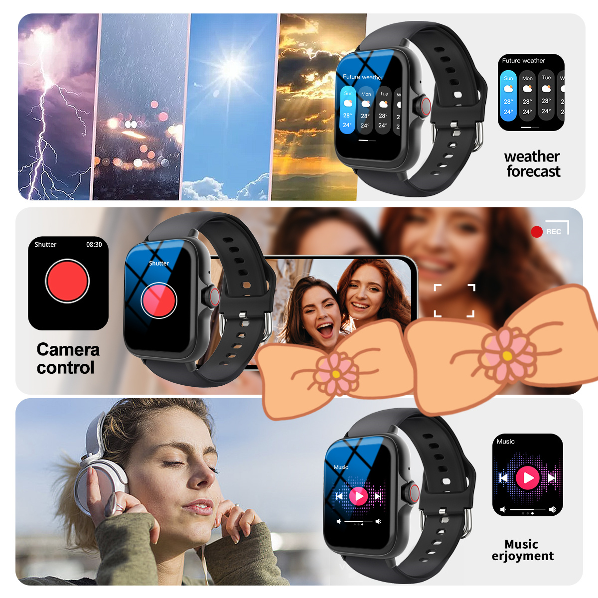 Smartwatch Sports Music Contro - Watch Smart Y68 recensione e prezzo