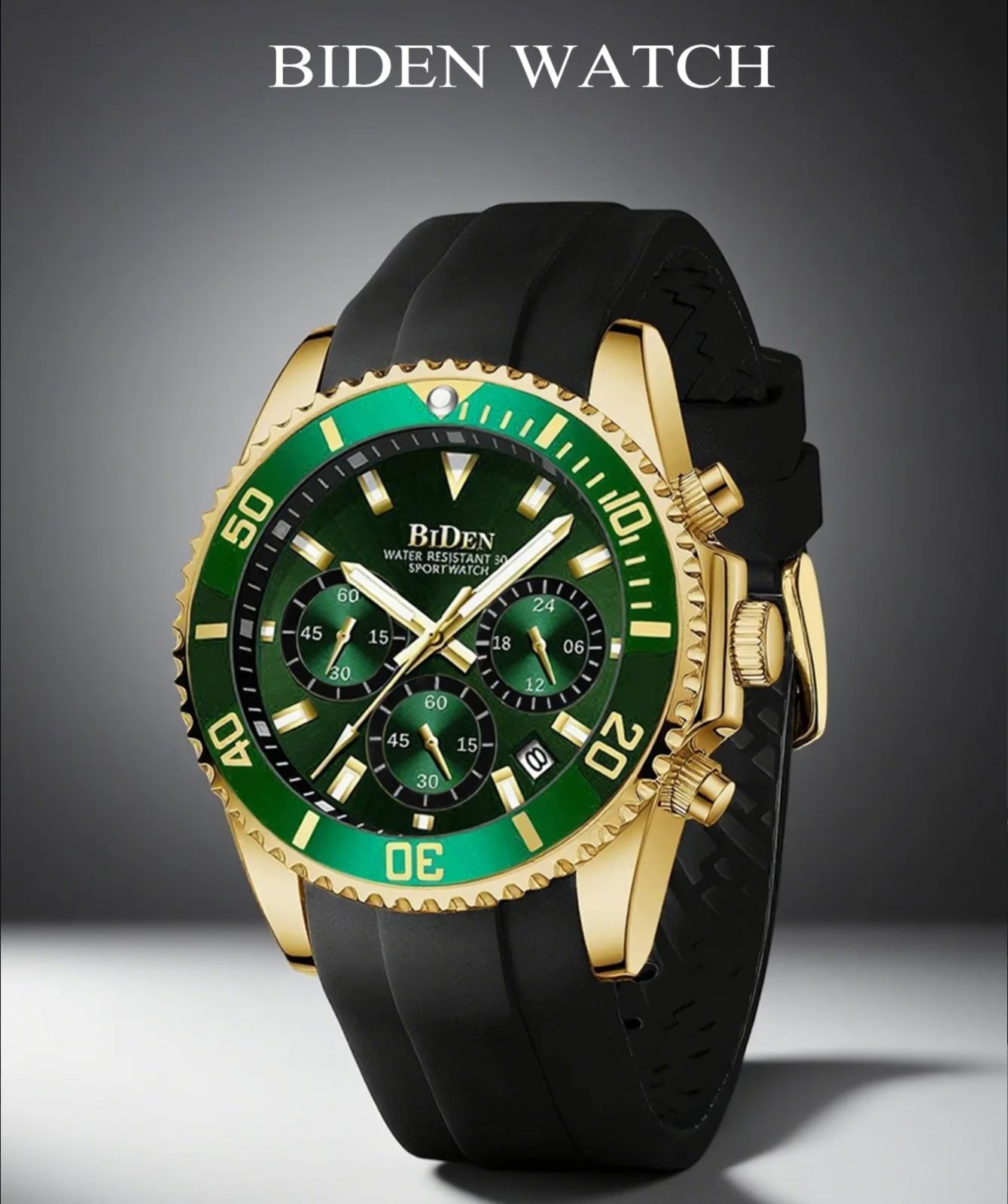 BIDEN Classic Green Watch For  - Watches Not Smartwatch recensione e prezzo