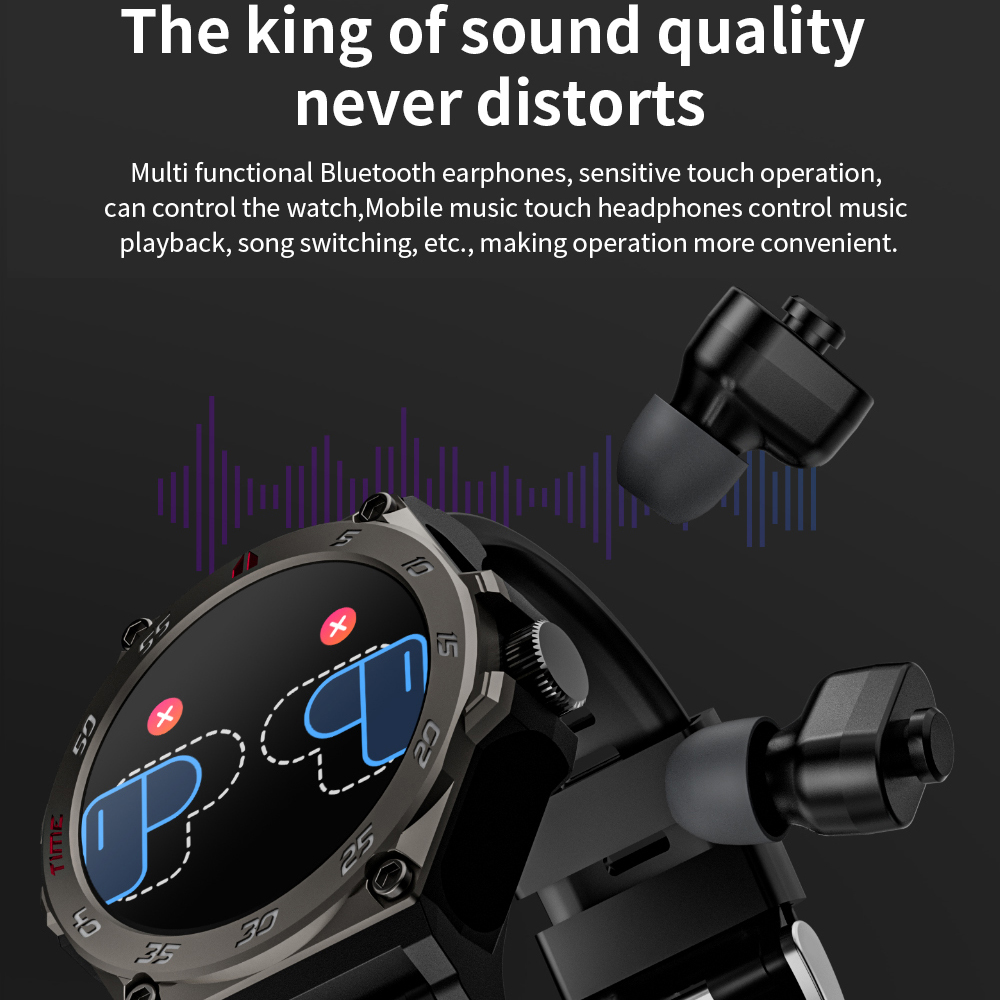 2 In 1 TWS Noise Reduction Hea - Smartwatch Noise Watches For Women recensione e prezzo