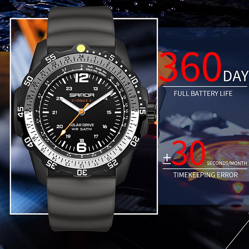 Sanda Brand Men's Creative Sol - Solar Powered Watch recensione e prezzo