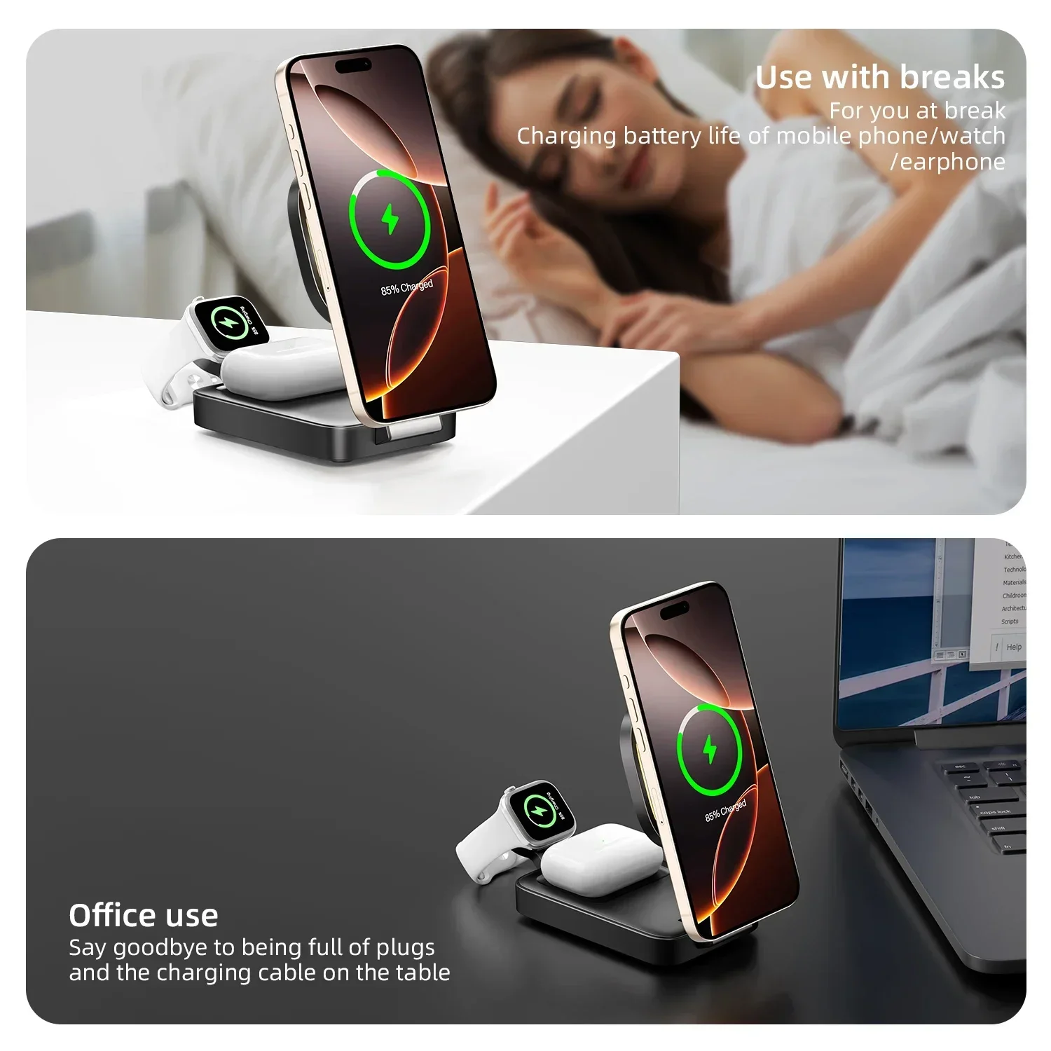 Qi2 15W Magnetic Wireless Char - Smartwatch Apple Watch recensione e prezzo