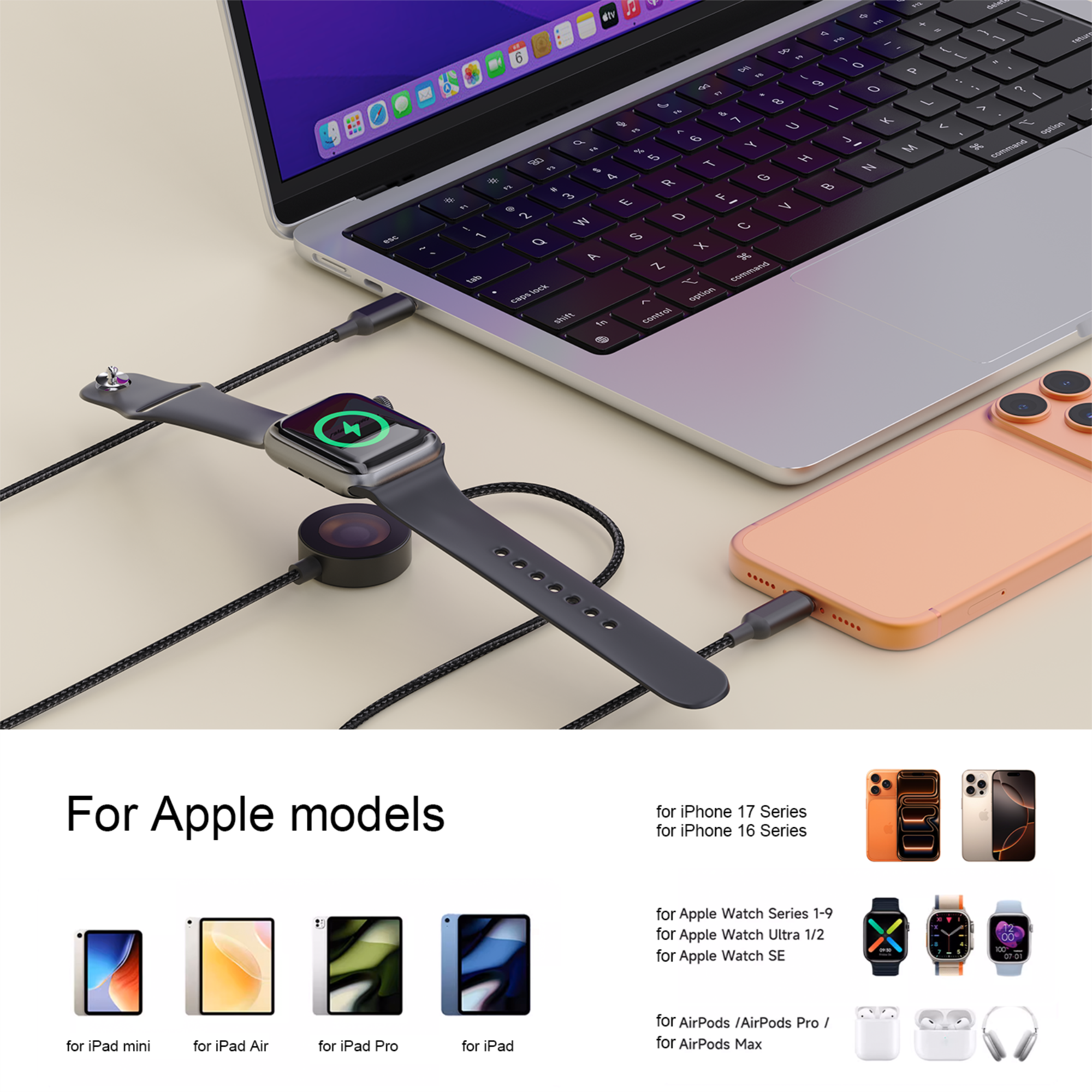 Bonola 2 in 1 Fast Watch Charg - Smartwatch Apple Watch recensione e prezzo