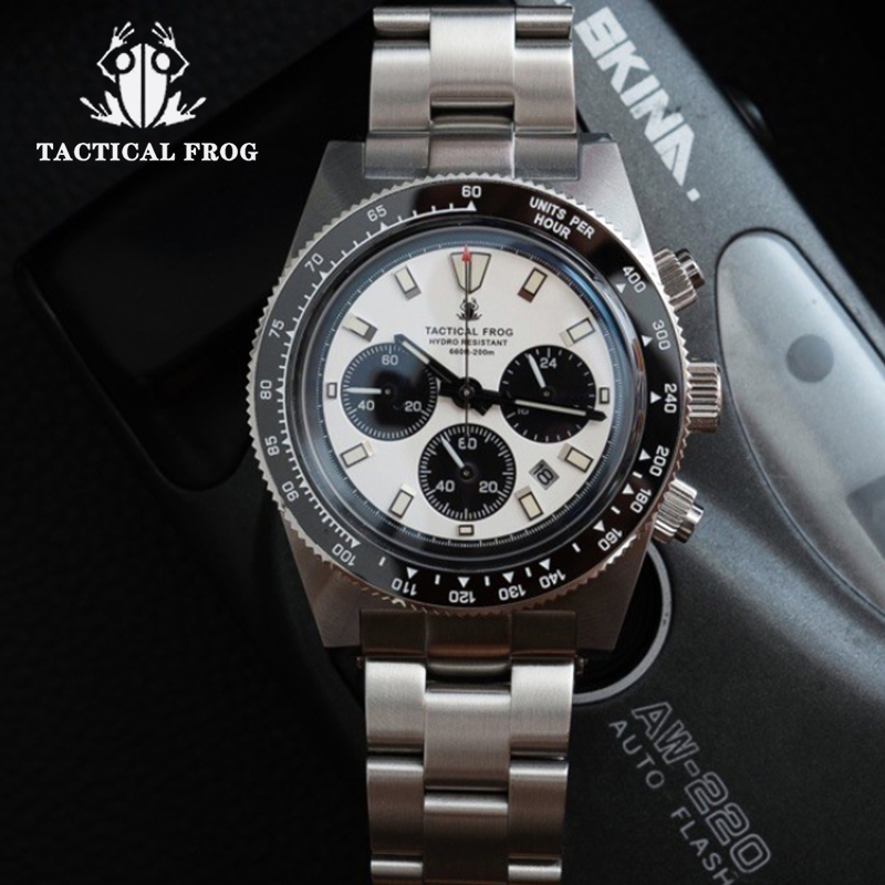 Tactical Frog 41mm Men's Chron - Solar Powered Watch recensione e prezzo