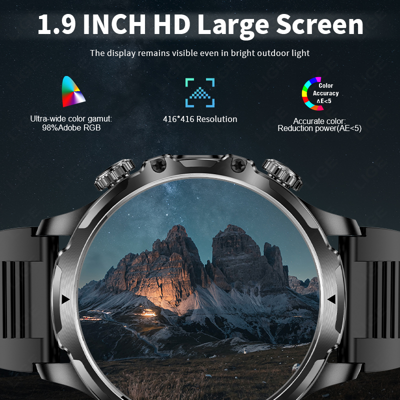 LIGE Smartwatch Military Men 1 - Smartwatch Timex Watches For Men recensione e prezzo