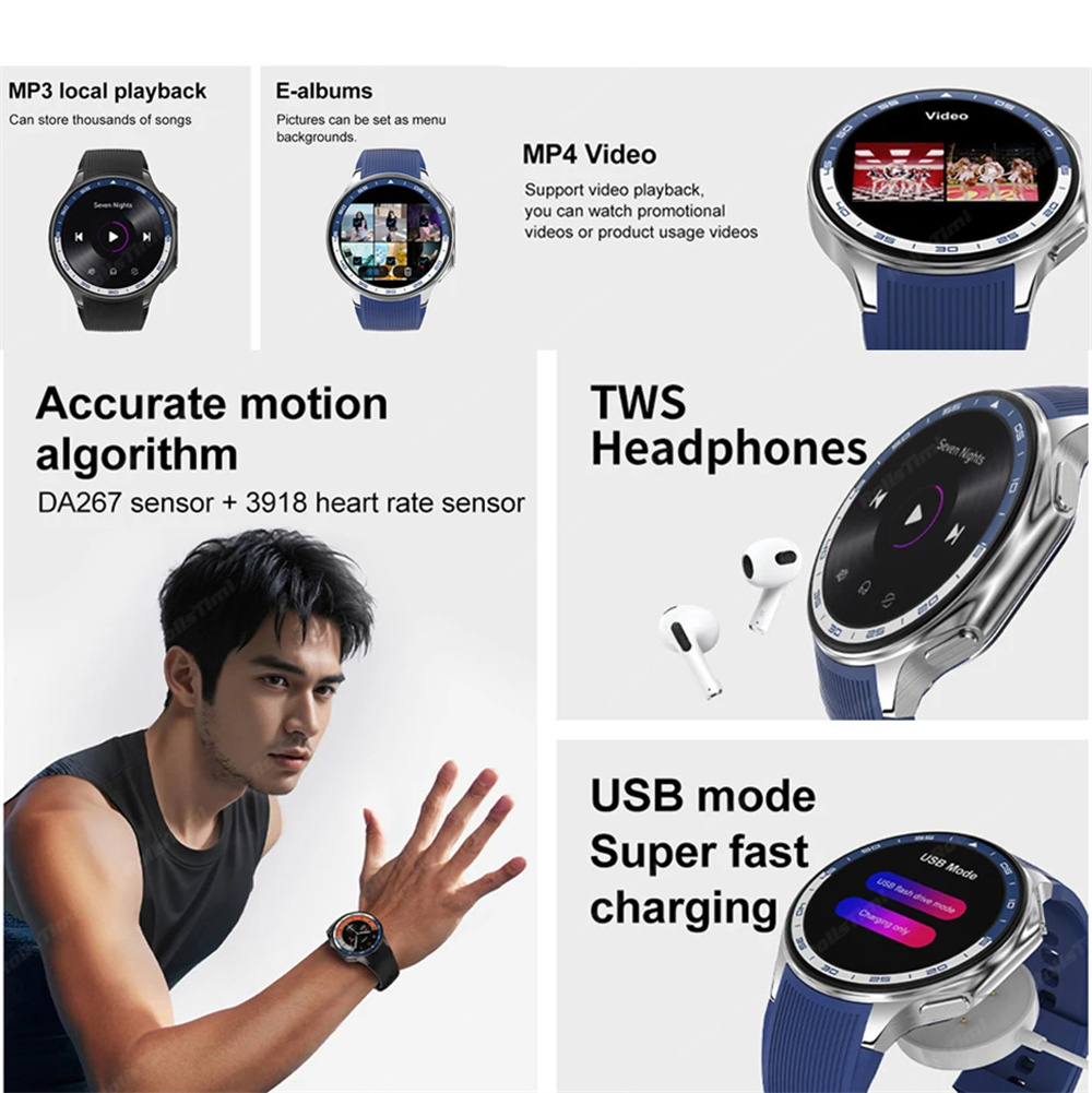 1.43 AMOLED Smart Watch 3D Sur - Smartwatch Timex Watches For Men recensione e prezzo
