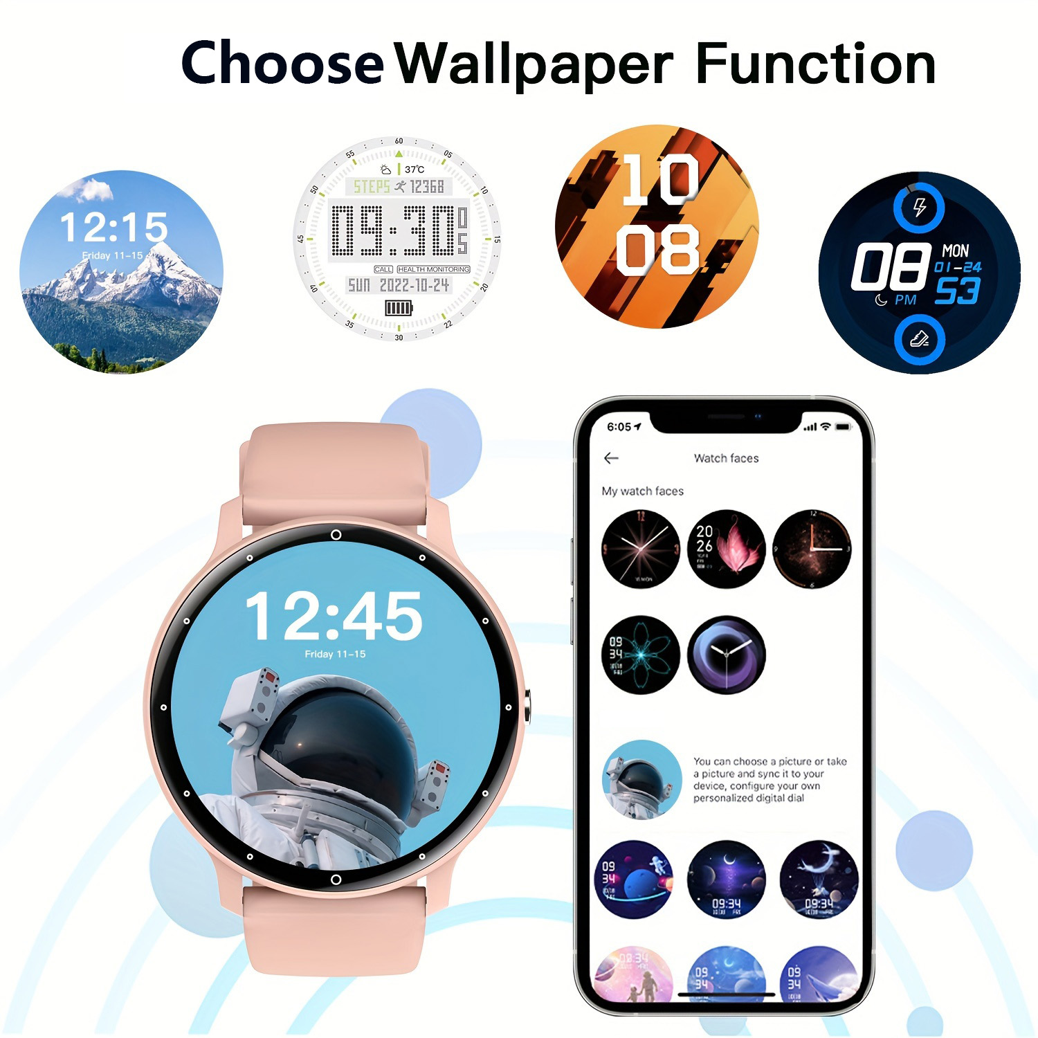 Smart watch, wireless calling  - Smartwatch Iphone Watches For Women recensione e prezzo