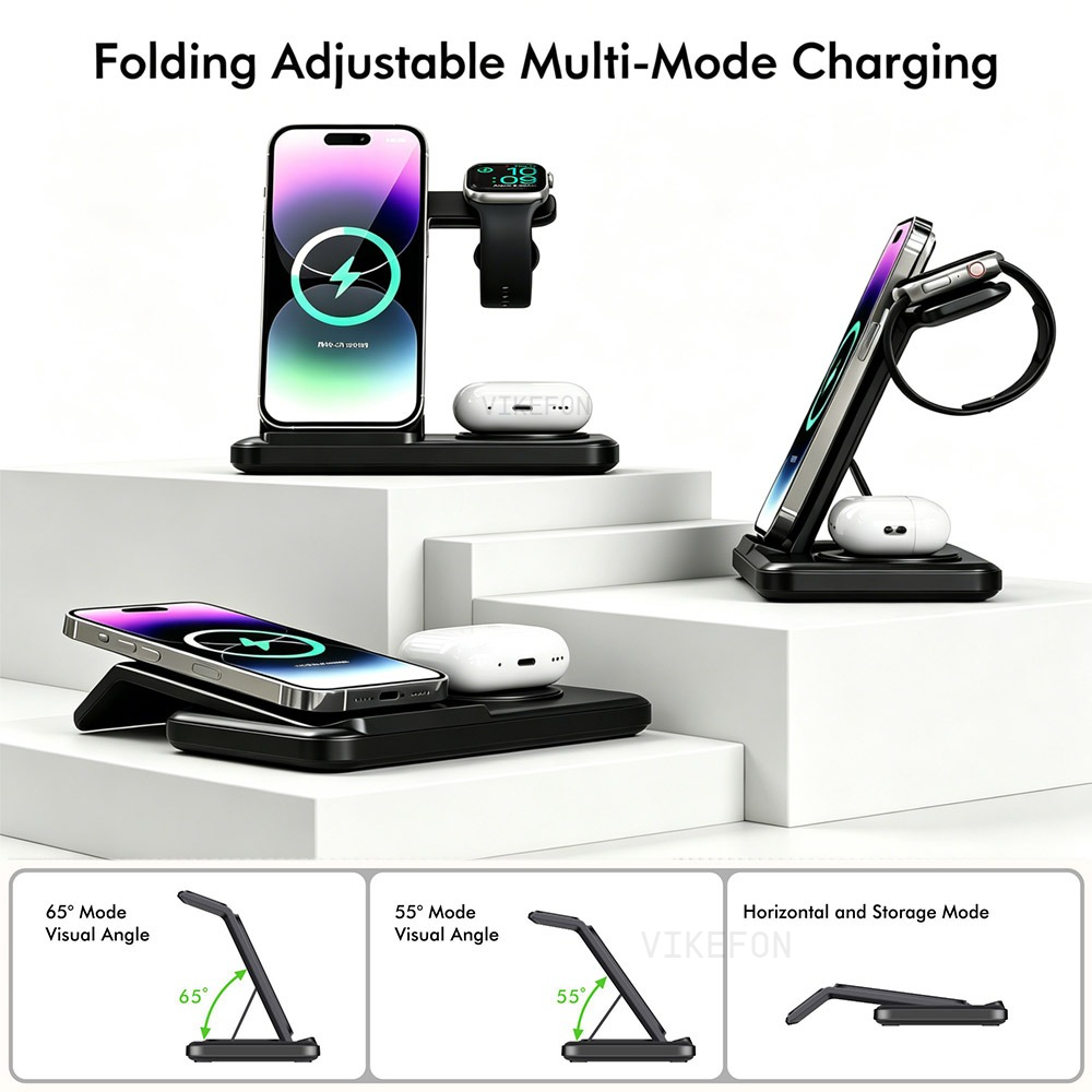 Wireless 3 IN 1 Charger Stand  - Smartwatch Apple Watch recensione e prezzo