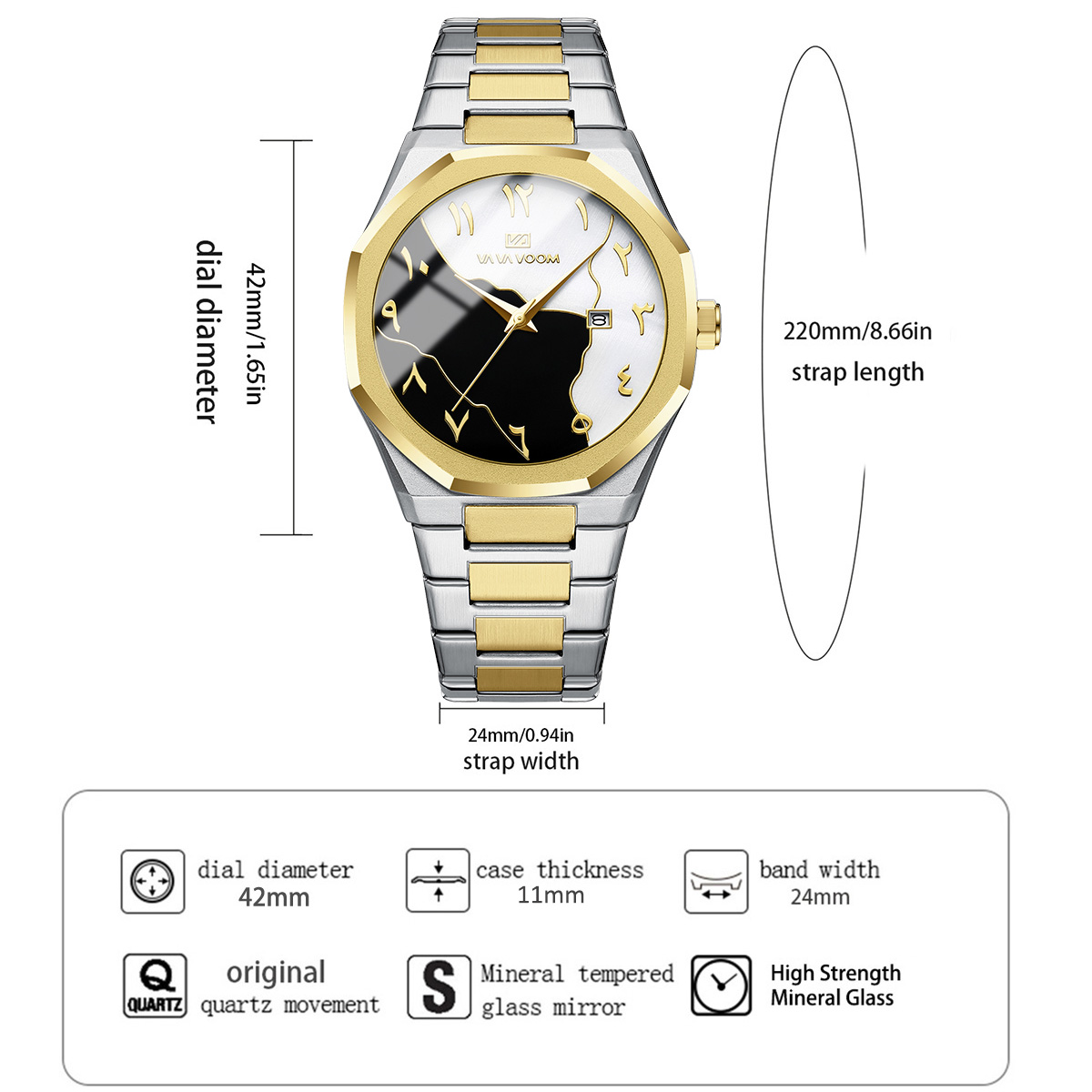 Top Brand Men Watch Marble Dia - Smartwatch Sports Watches For Men recensione e prezzo