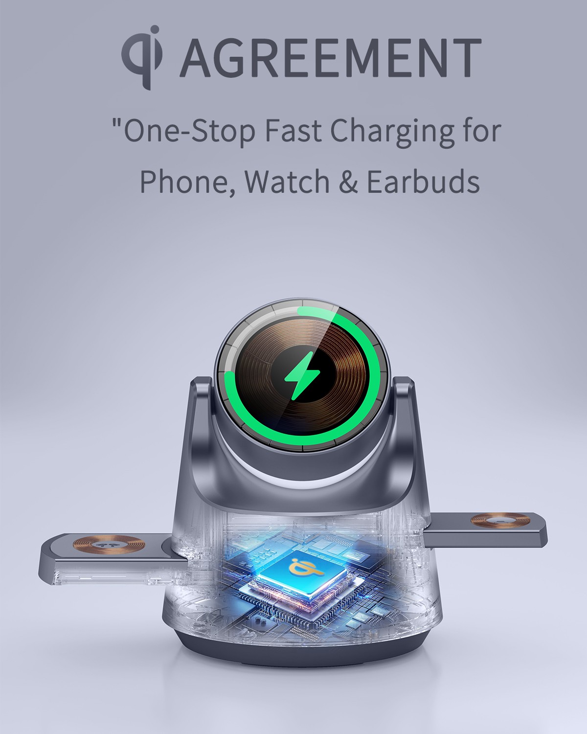 New 4 in 1 15W Wireless Charge - Smartwatch Apple Watch recensione e prezzo