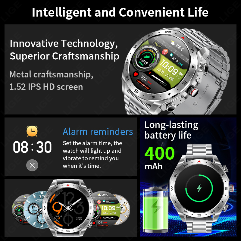 LIGE AMOLED Screen Smart Watch - Smartwatch Noise Watches For Women recensione e prezzo