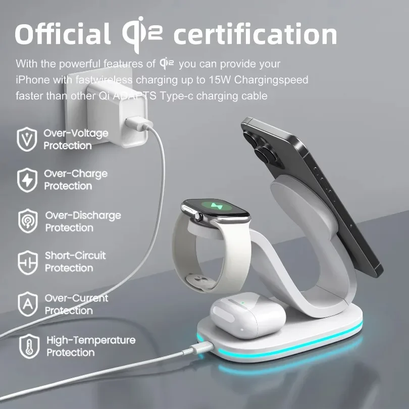 qi2 3 in 1 Magnetic Wireless C - Smartwatch Apple Watch recensione e prezzo