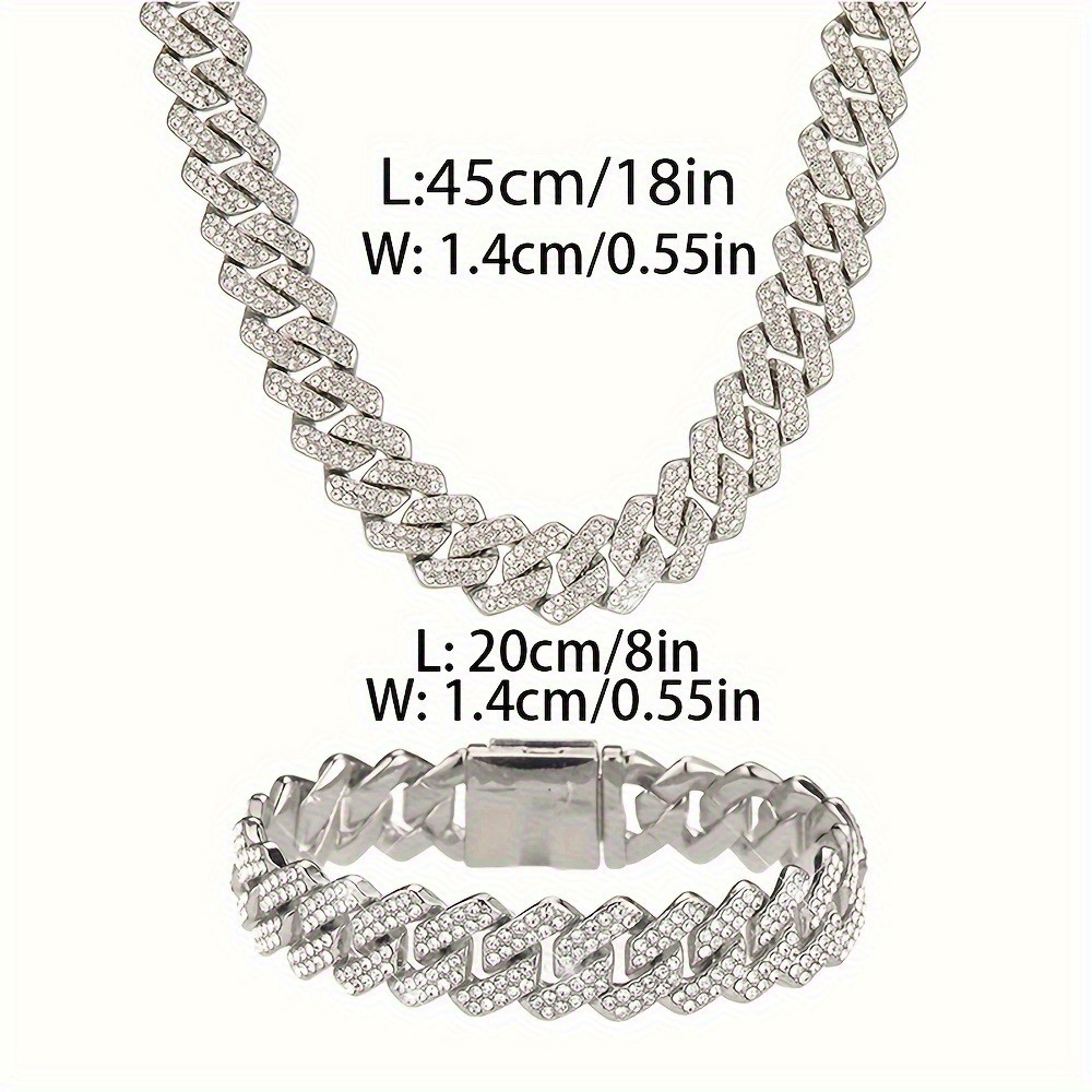1pcs  Silvery 14Mm Square Cuba - Smartwatch Sports Watches For Men recensione e prezzo