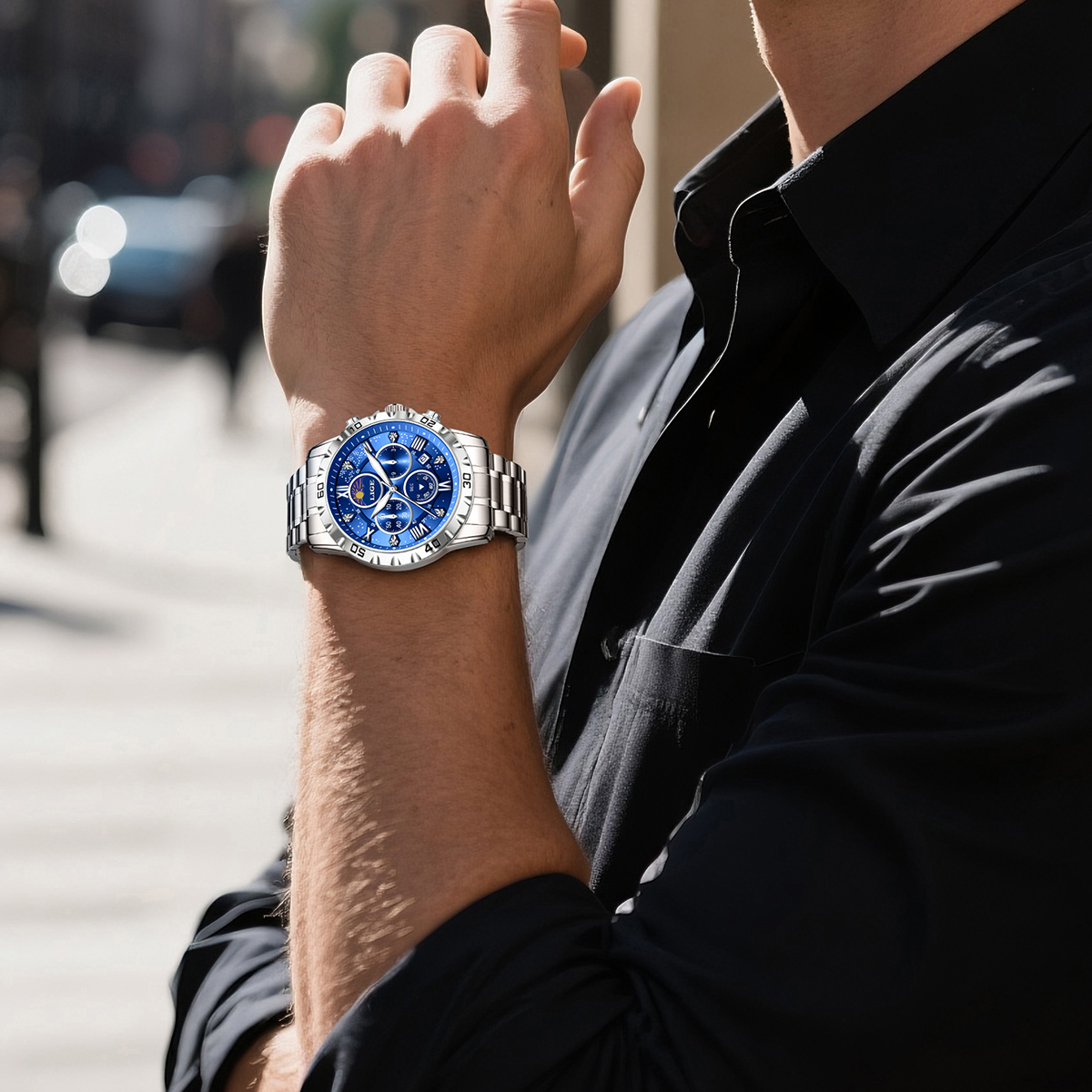 LIGE Luxury Watch for Man Quar - Smartwatch Sports Watches For Men recensione e prezzo