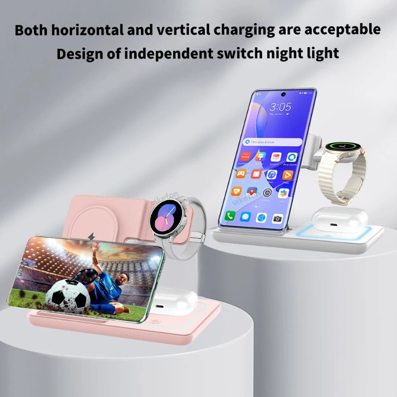 3 in 1 Foldable Wireless Charg - Smartwatch Apple Watch recensione e prezzo