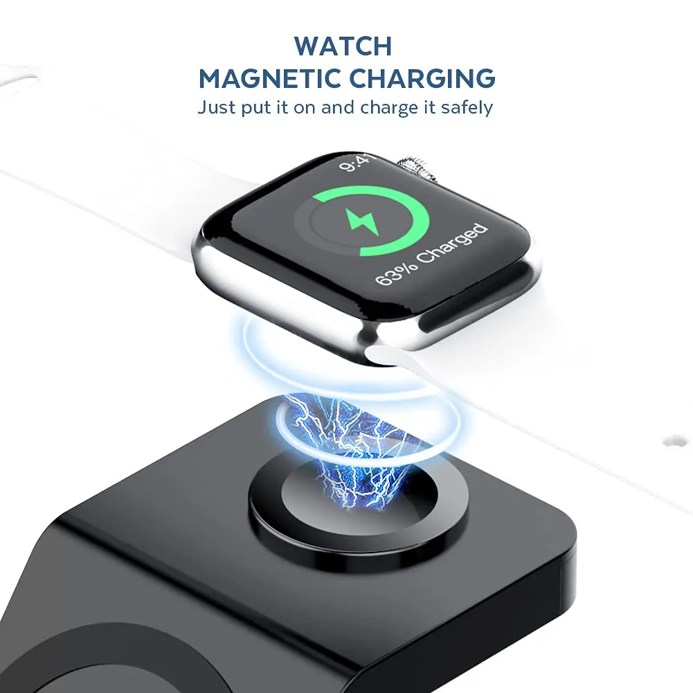 3 In 1 Wireless Charger Stand  - Smartwatch Apple Watch recensione e prezzo