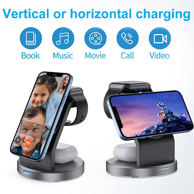 3 In 1 Wireless Charger Stand  - Smartwatch Apple Watch recensione e prezzo