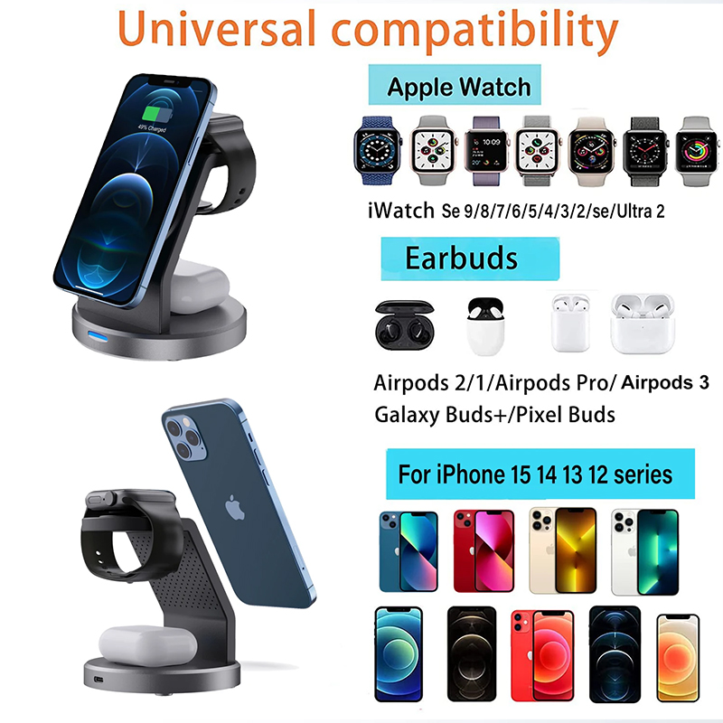 3 In 1 Wireless Charger Stand  - Smartwatch Apple Watch recensione e prezzo