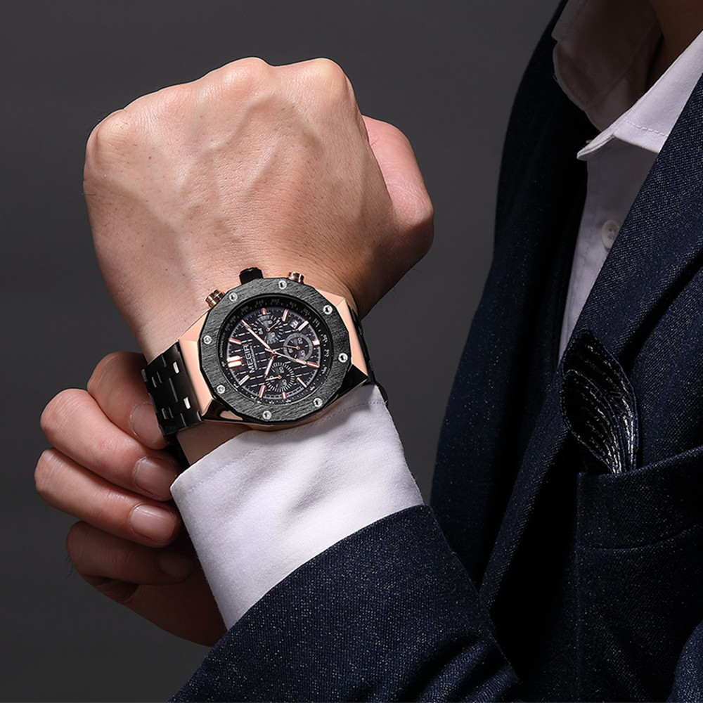 MEGIR Chronograph Luxury Men S - Smartwatch Sports Watches For Men recensione e prezzo