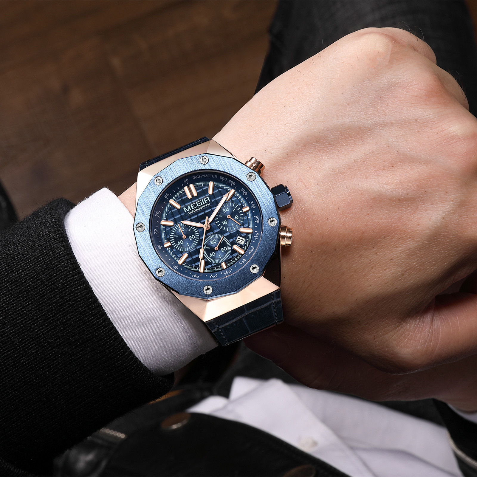 MEGIR Chronograph Luxury Men S - Smartwatch Sports Watches For Men recensione e prezzo