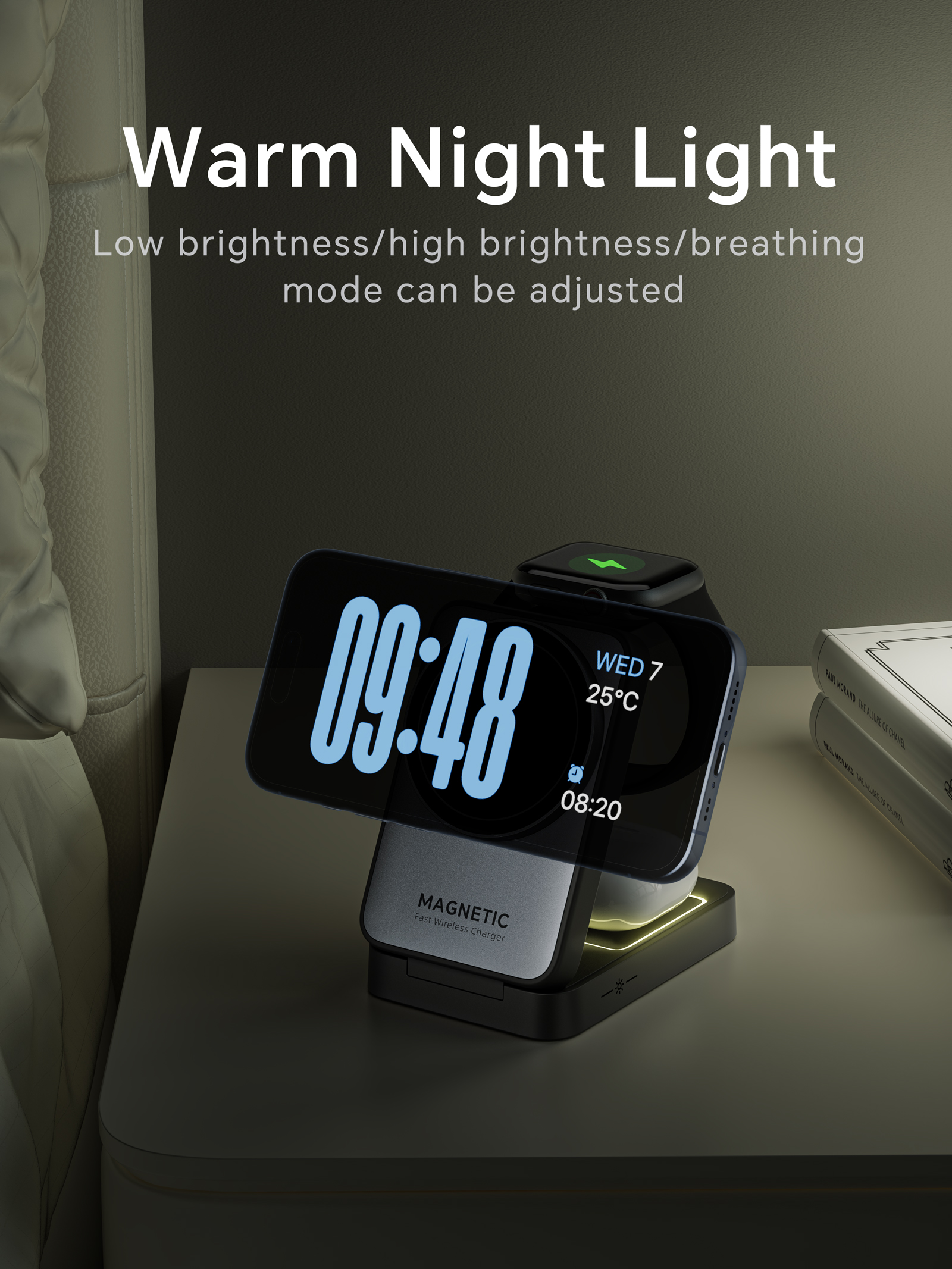 Folding 3 in 1 Magnetic Wirele - Smartwatch Apple Watch recensione e prezzo