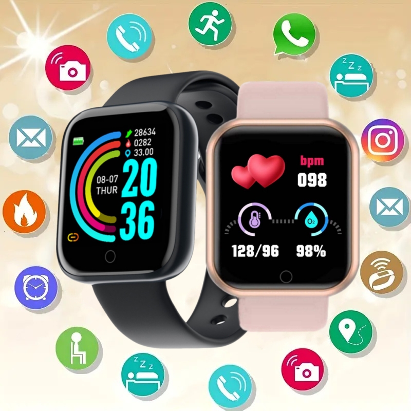 Men Watch Electronic Fitness B - Watch Smart Y68 recensione e prezzo