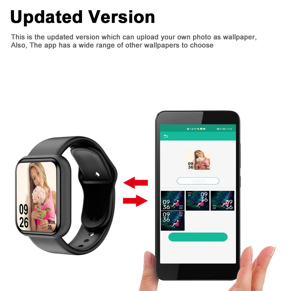 Men Watch Electronic Fitness B - Watch Smart Y68 recensione e prezzo