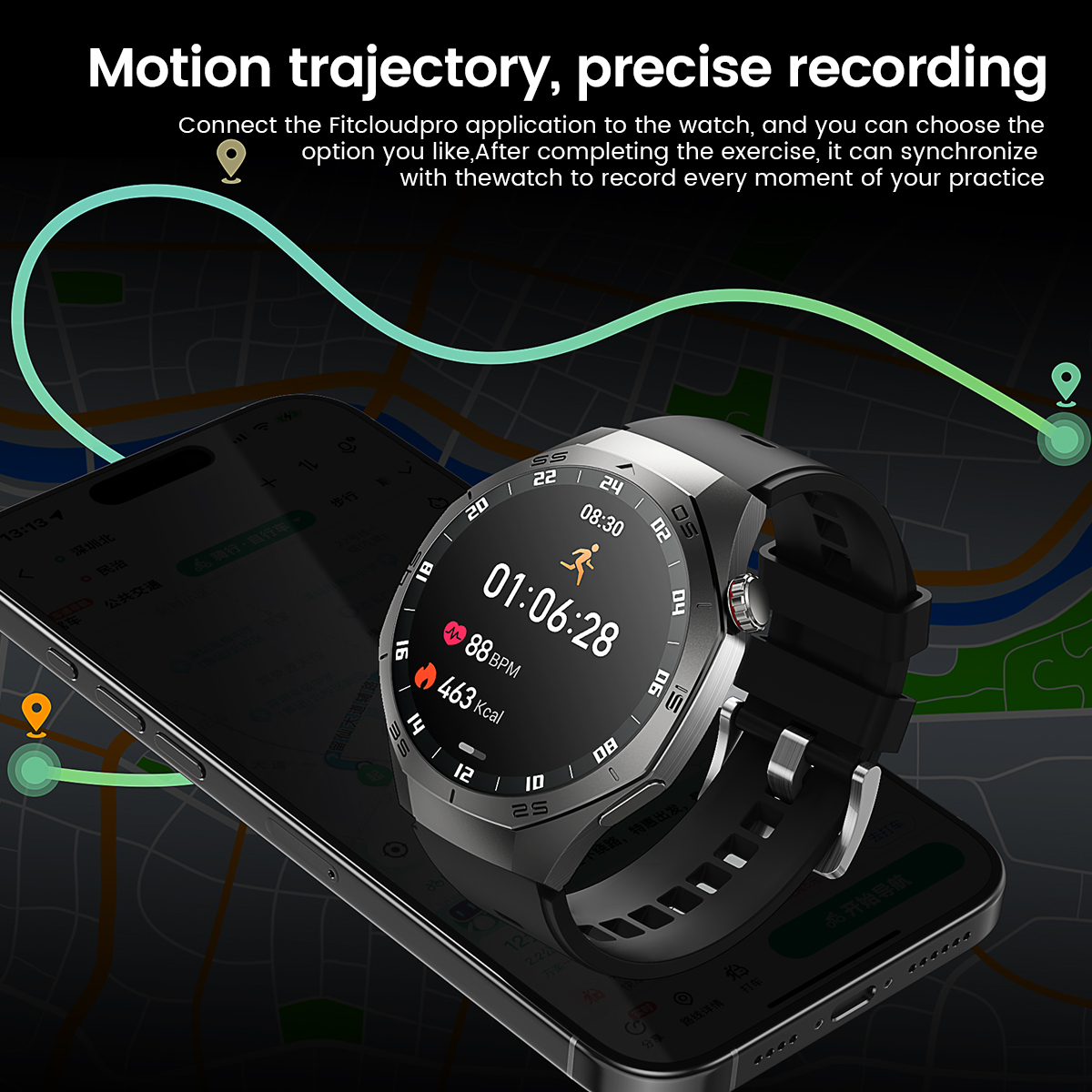 Round GPS Smart Watch Waterpro - Smartwatch Watches Best Gift For Men recensione e prezzo