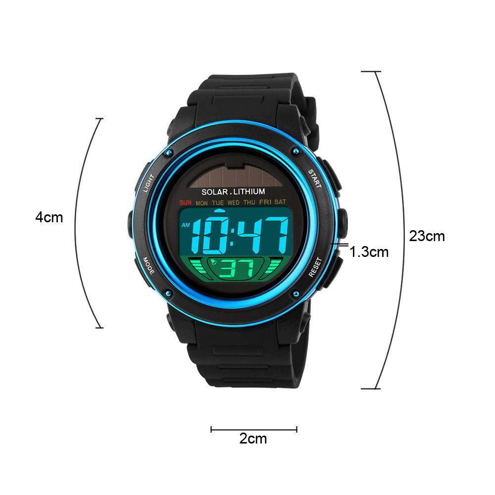 Solar Powered Digital Men Wome - Solar Powered Watch recensione e prezzo